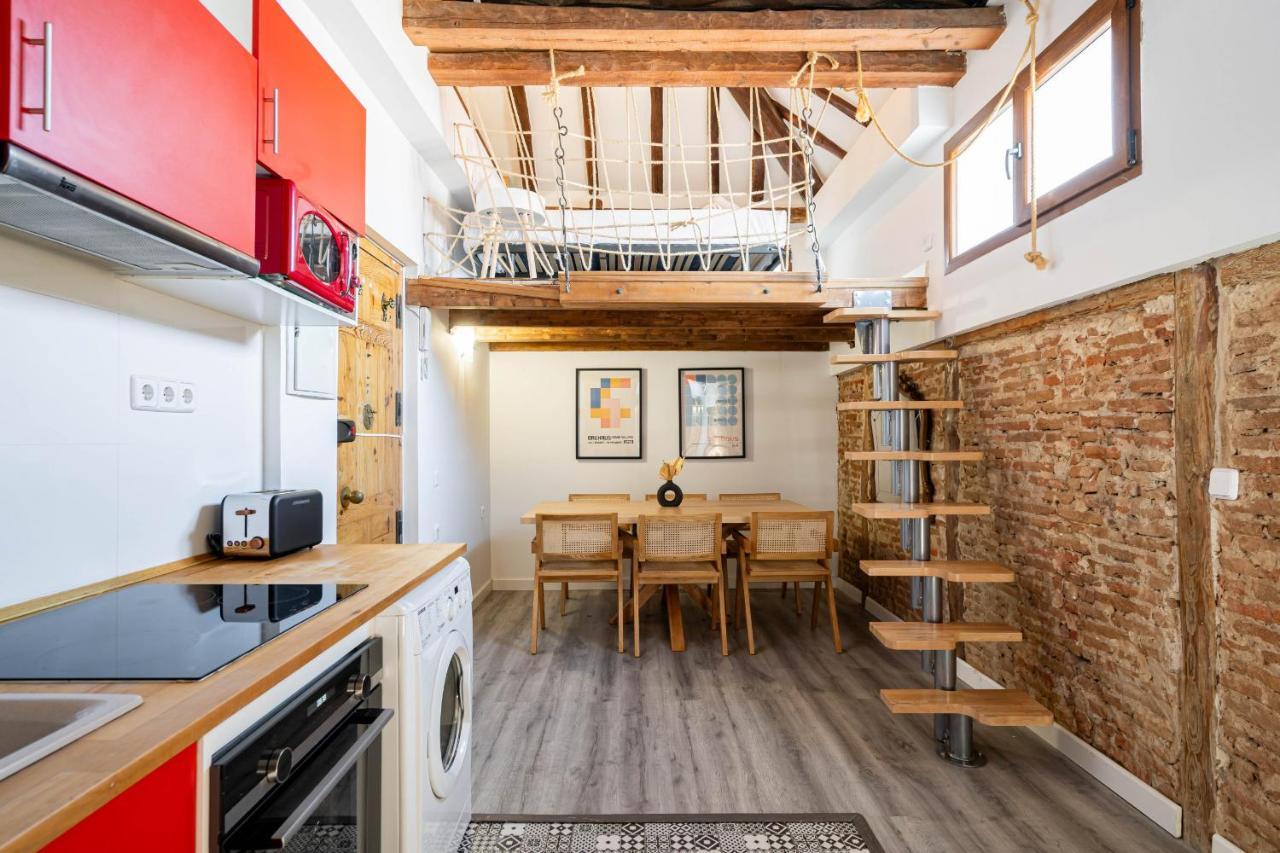 Ferienwohnung Atico En El Centro Madrid Exterior foto